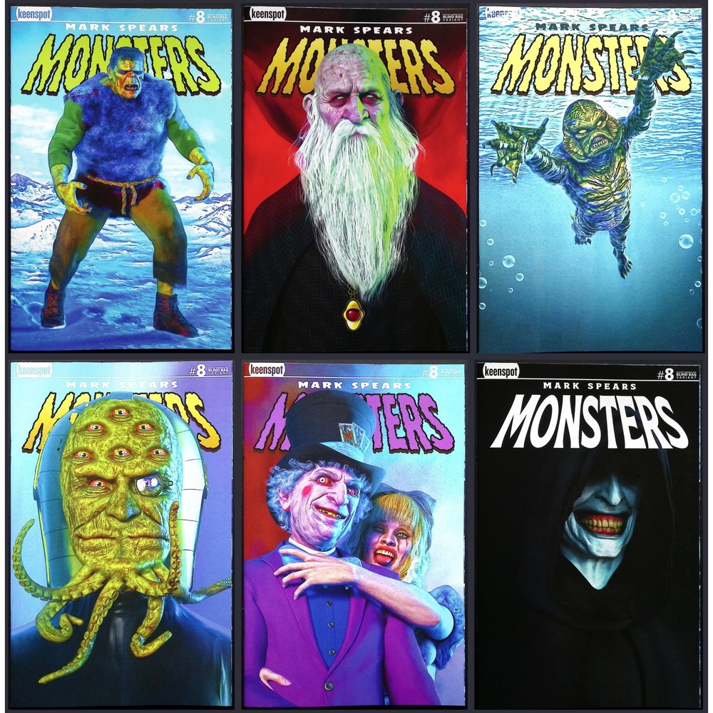 Mark Spears Monsters 6X Comic Lot #8 Blind Bag Variants A14 A15 A17 A18 A20‎ A21